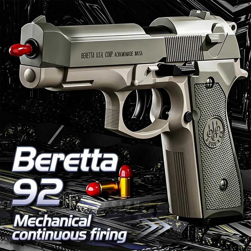 Beretta 92 Soft-Point Toy Pistol | Model 030