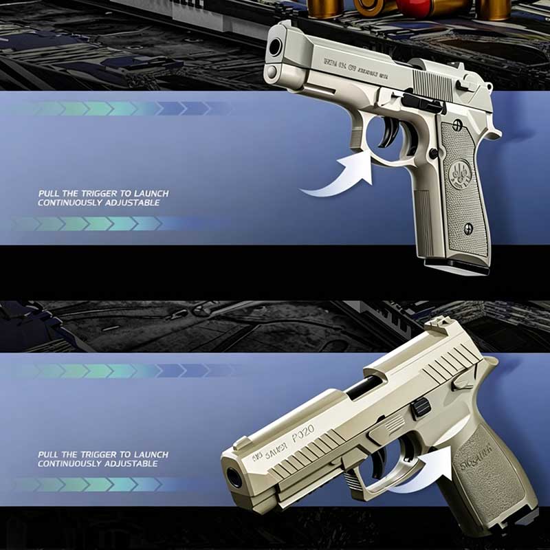 Beretta 92 Soft-Point Toy Pistol | Model 030